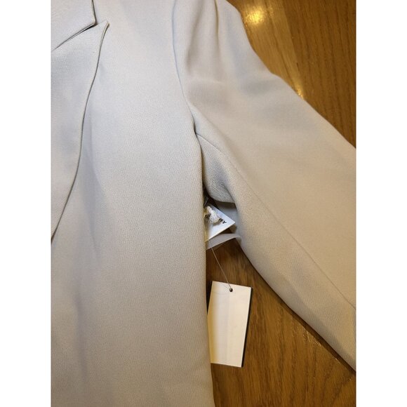 NWT Good American Cropped Blazer Size 2 – Tie Open Back Statement Jacket Modern - Picture 7 of 9